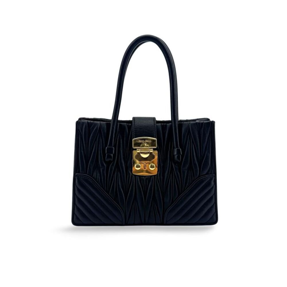 Miu Miu Matelassé Napa Leather Confidential Tote Bag